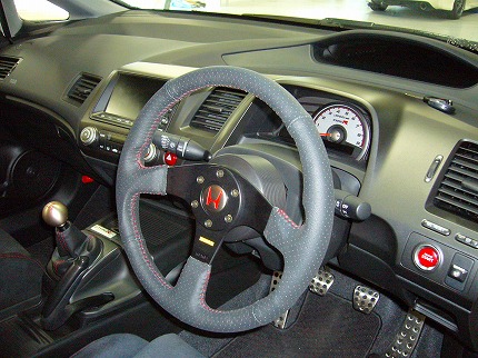 HONDA ホンダ純正 DC2タイプR MOMO レザーステアリングハンドル